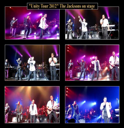 Unity Tour, the Jacksons on stage at Apollo Theatrer in New York, june 2012